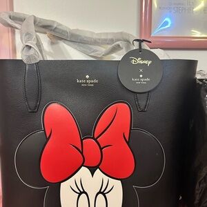SOLD Kate Spade Black and Red Disney Tote beautiful and brand new!